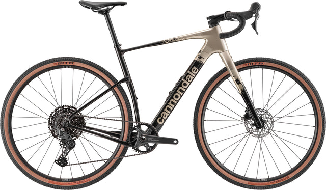 Cannondale Topstone Carbon 4 CUES 1x — Platinum, vista laterale