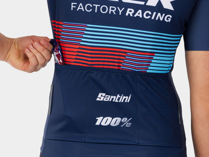 Maglia da ciclismo Santini Trek Factory Racing Team Replica da donna