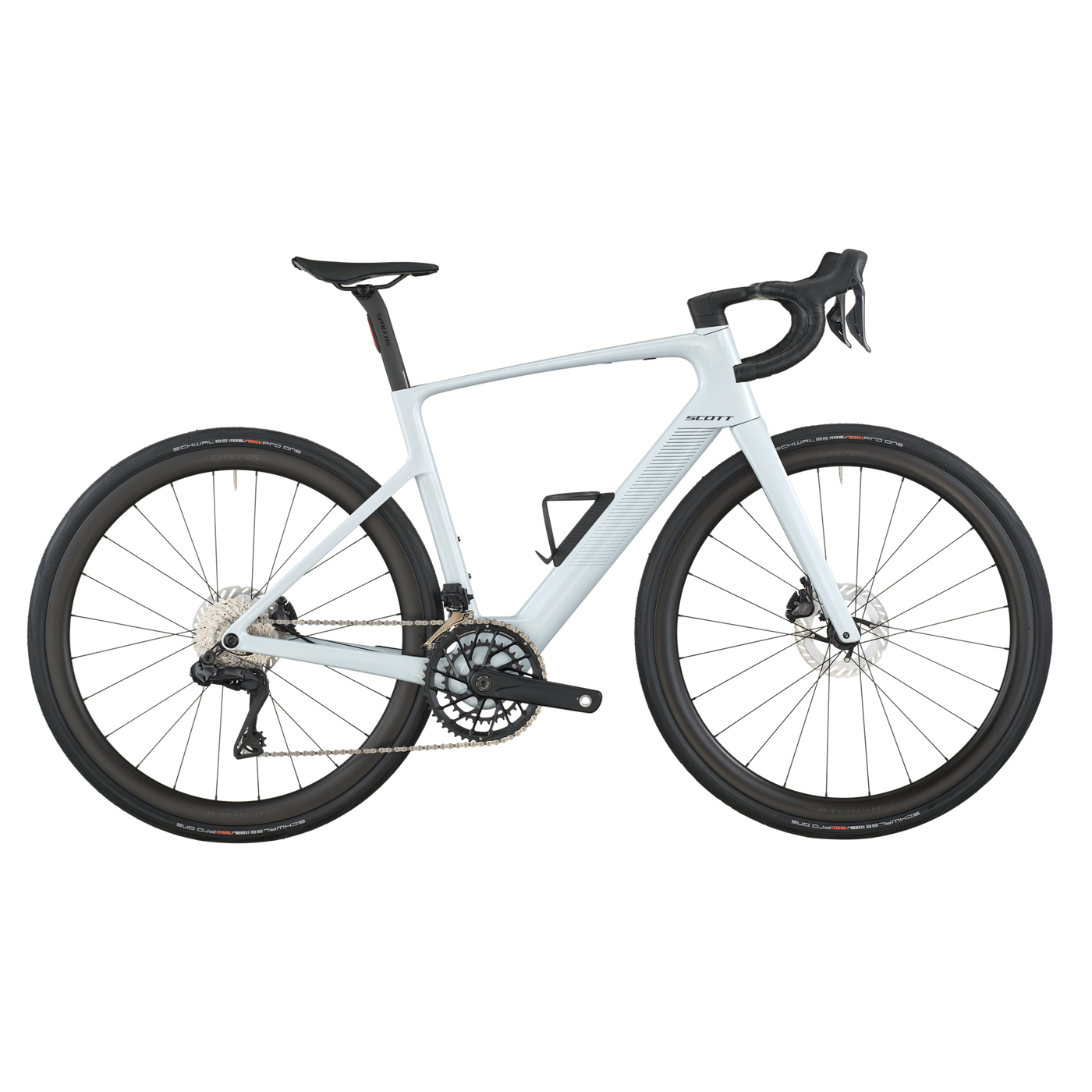 Scott Fastlane 10 — Cumulus White, vista laterale