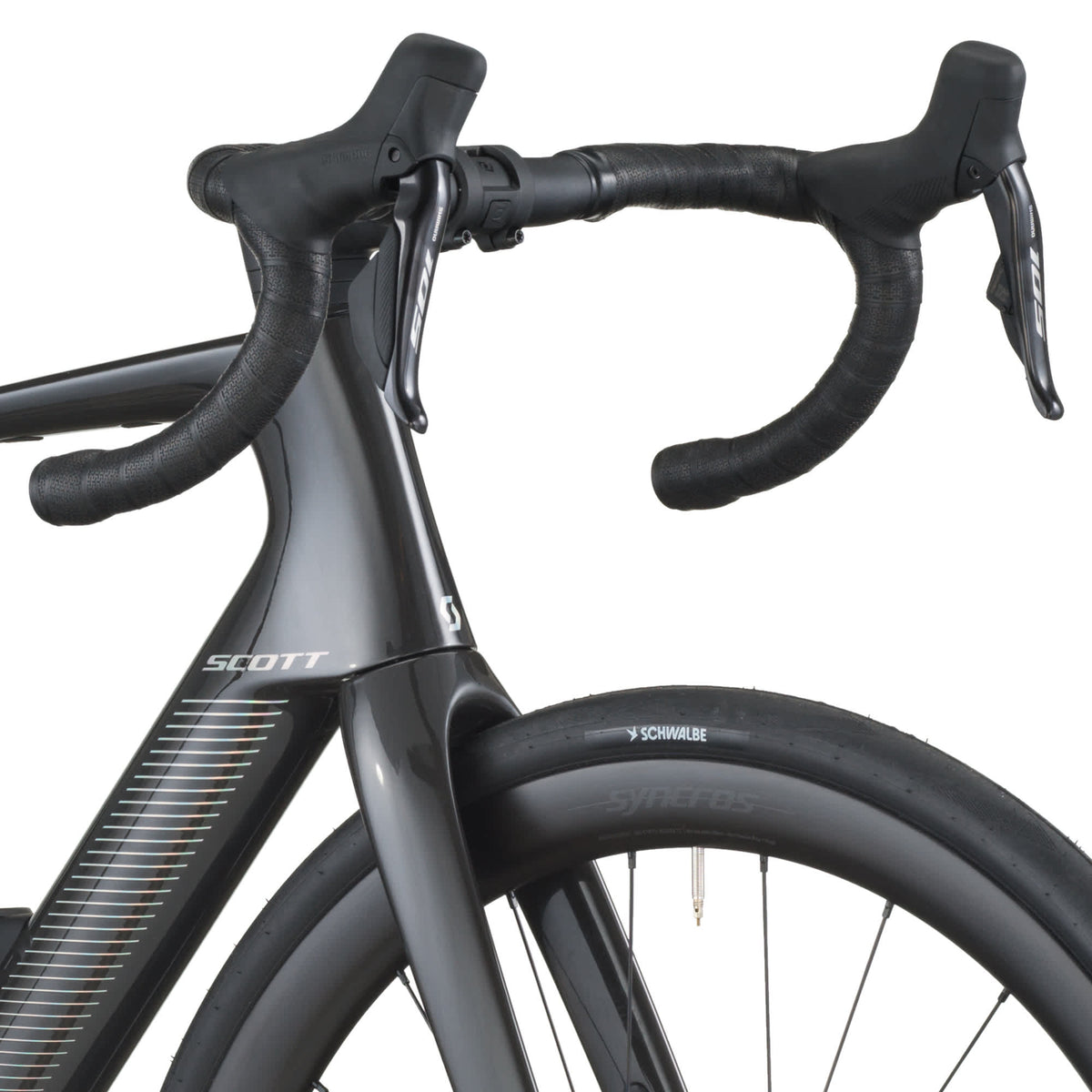 Scott Fastlane 20 — Carbon Black, dettaglio anteriore
