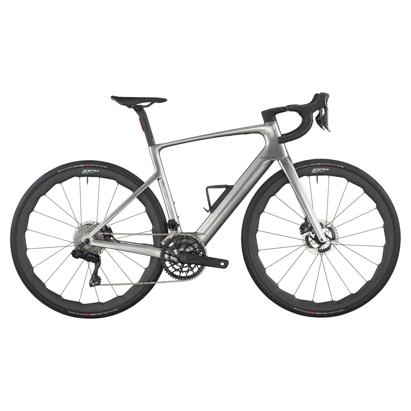 Scott Fastlane Premium — Chrome Silver, vista laterale