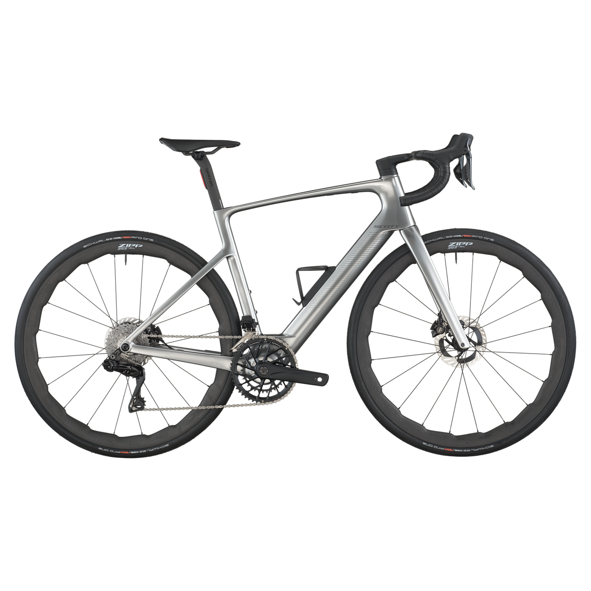 Scott Fastlane Premium — Chrome Silver, vista laterale