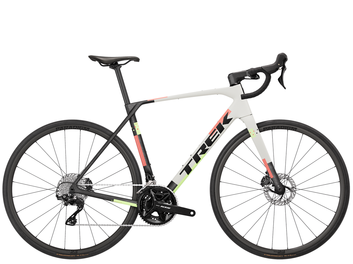 Domane SL 5 Gen 5 — Matte Era White/Deep Smoke, vista laterale